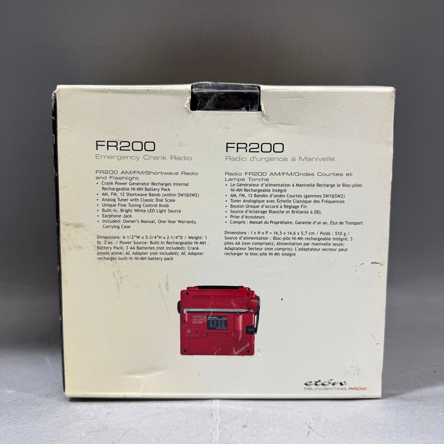 New eton Emergency Crank Radio Radio FR200