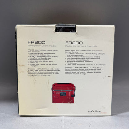 New eton Emergency Crank Radio Radio FR200