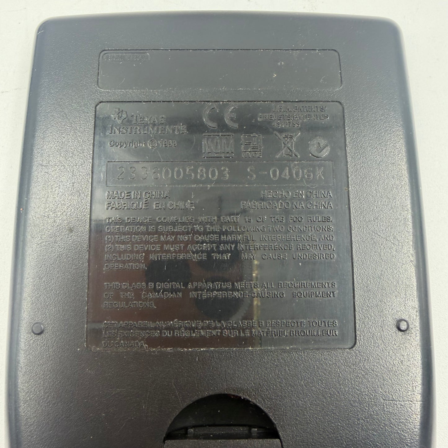 Texas Instruments Ti-86 Graphing Calculator