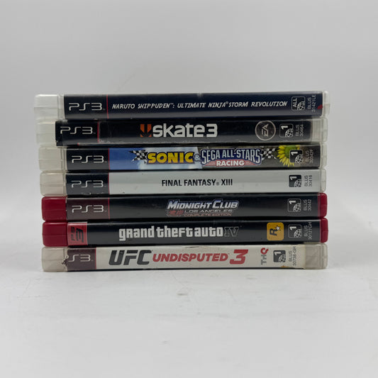 Lot of 7 Sony PlayStation 3 PS3 Games