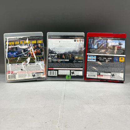 Lot of 3 Sony PlayStation 3 PS3 Games