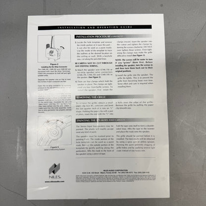 Niles Stereo Input Outdoor Speaker White CM6SI