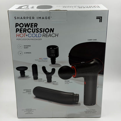 New Sharp Image  Hot+Cold Reach Percussion Massager