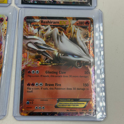 Pokémon TCG Lot of 10 EX Cards Full Art Zekrom 97/99 & Full Art Alakazam 125/124