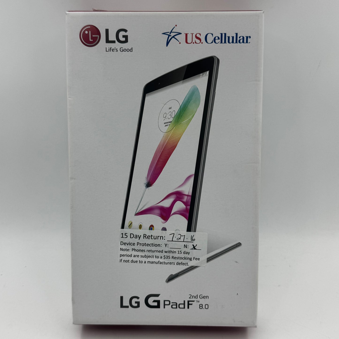 New WiFi Only LG G PadF 2nd Gen 16GB Black UK495