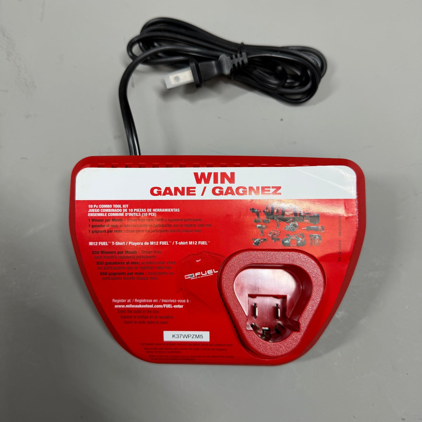 New Milwaukee 48-49-2401 M12 12V Battery Charger