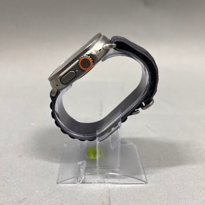 Unlocked Apple Watch Ultra 2 49MM Silver Titanium Beige Nylon Band MRET3LW/A