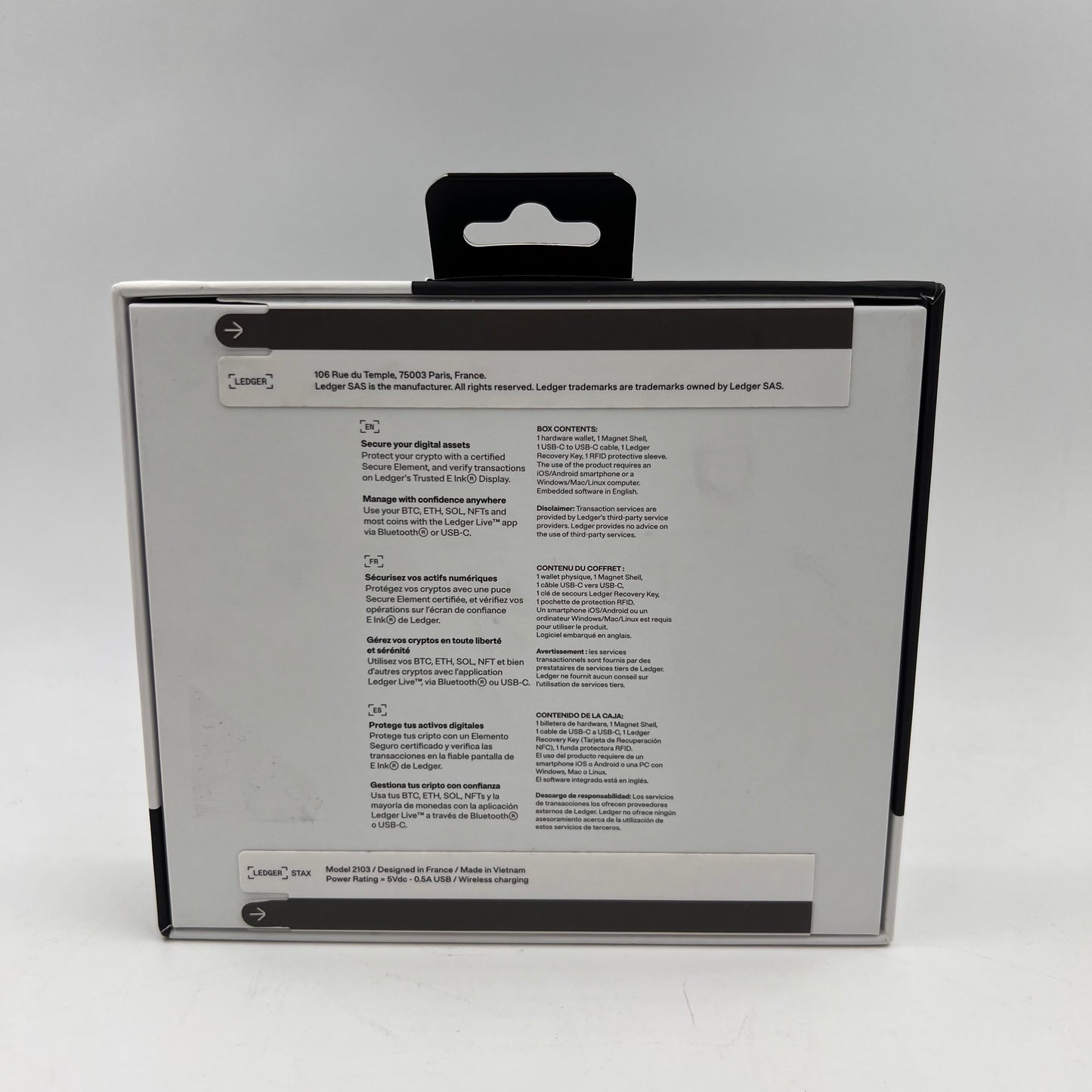 New Ledger Stax Wireless 2103