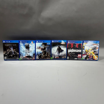 2014-2017 Hits Lot of 6 Sony PlayStation 4 PS4 Games