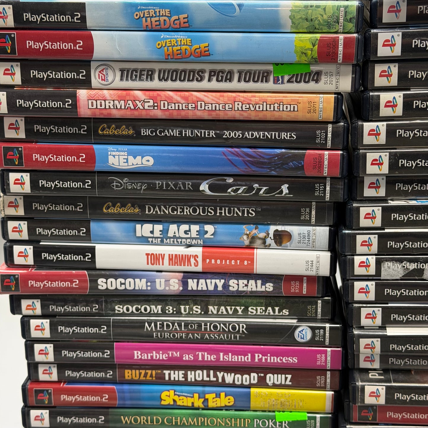 Lot of 100 Sony PlayStation 2 PS2 Games UNTESTED