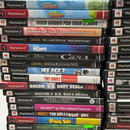 Lot of 100 Sony PlayStation 2 PS2 Games UNTESTED