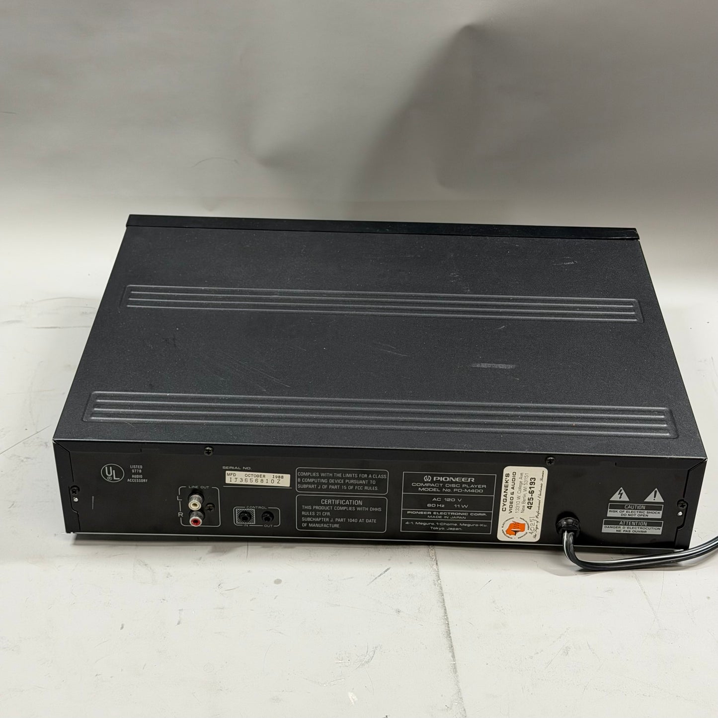 PIONEER Compact Disc Player PD-M400