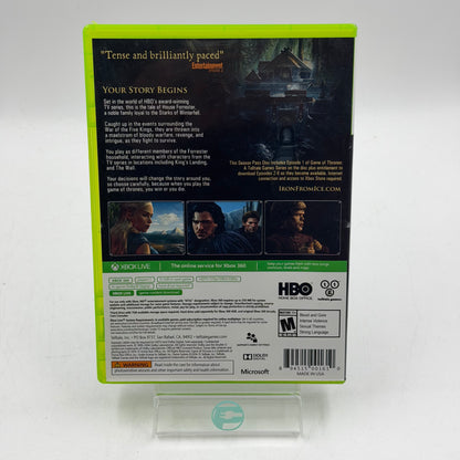 Game of Thrones A Telltale Games Series (Microsoft Xbox 360, 2014)