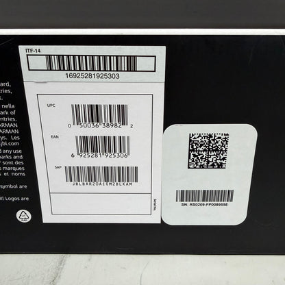 JBL Bar 2.0 ALL-IN-ONE MK2 Soundbar Black JBLBAR20AI0M2BLKAM