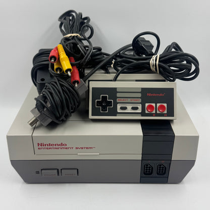 Nintendo Entertainment System NES Video Game Console Gray