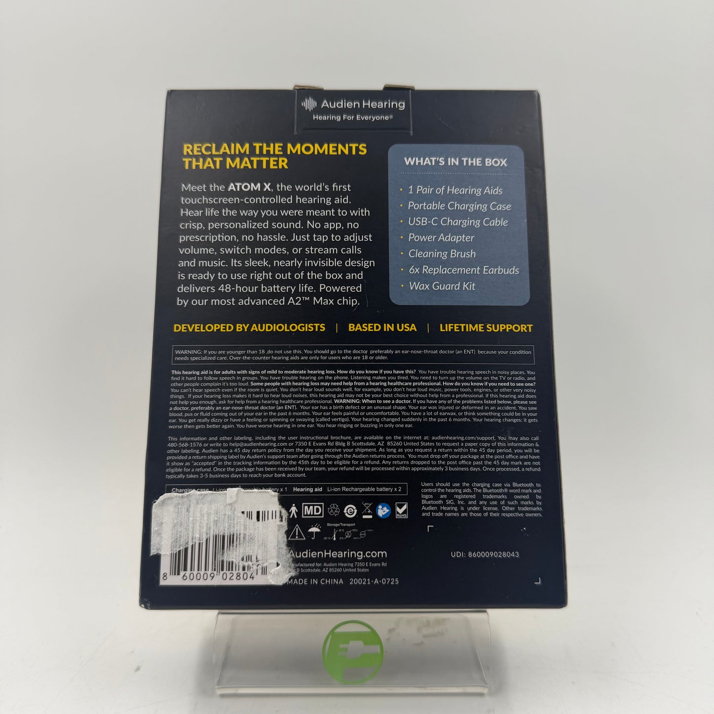 New Atom X Audien Hearing Bluetooth