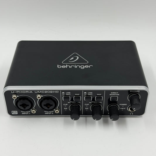 Behringer U-PHORIA Audio Interface UMC202HD