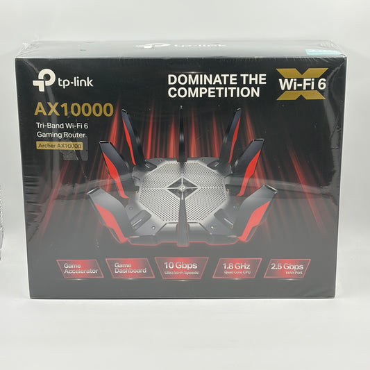 New TP-link Archer Tri-Band Wi-Fi 6 Gaming Router AX10000