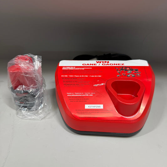 New Milwaukee 48-49-2401 M12 12V Battery Charger