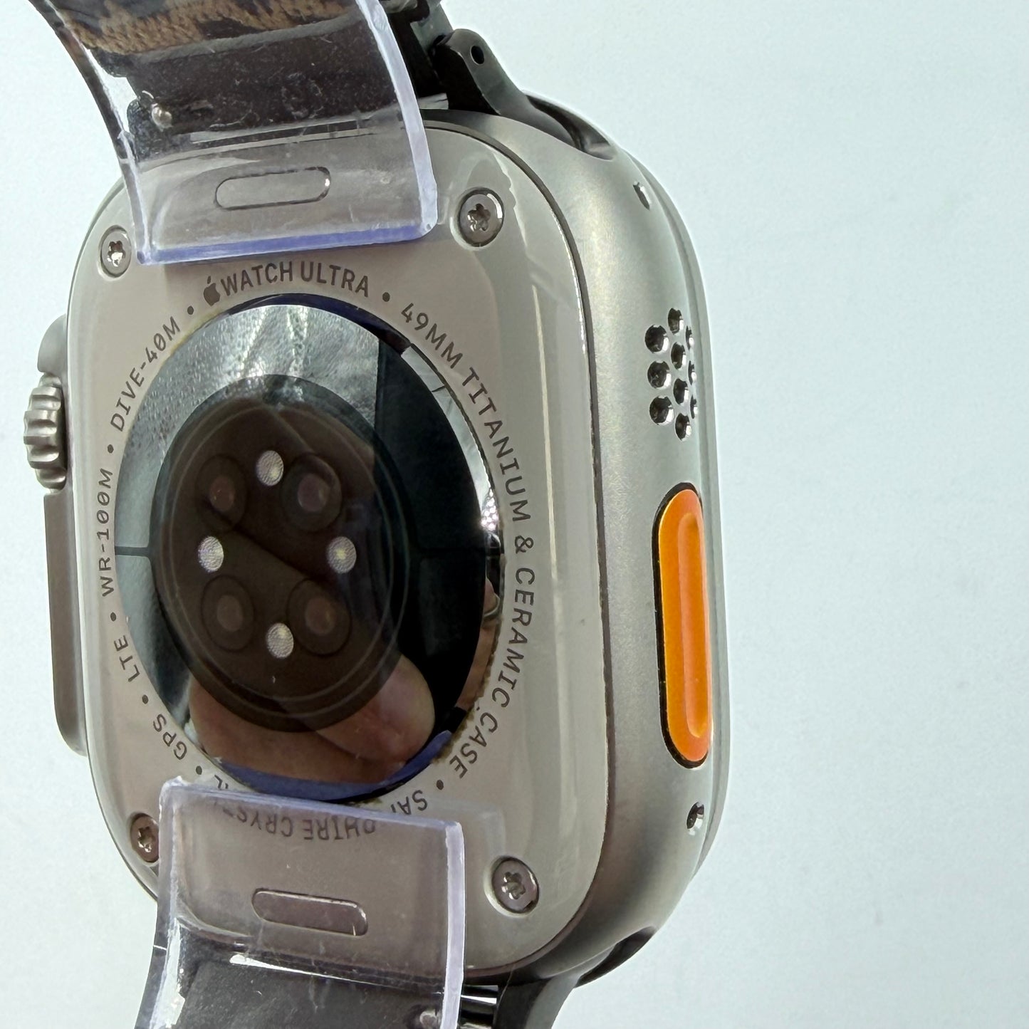 Unlocked Apple Watch Ultra 2 49MM Natural Titanium Aftermarket Band MRET3LL/A