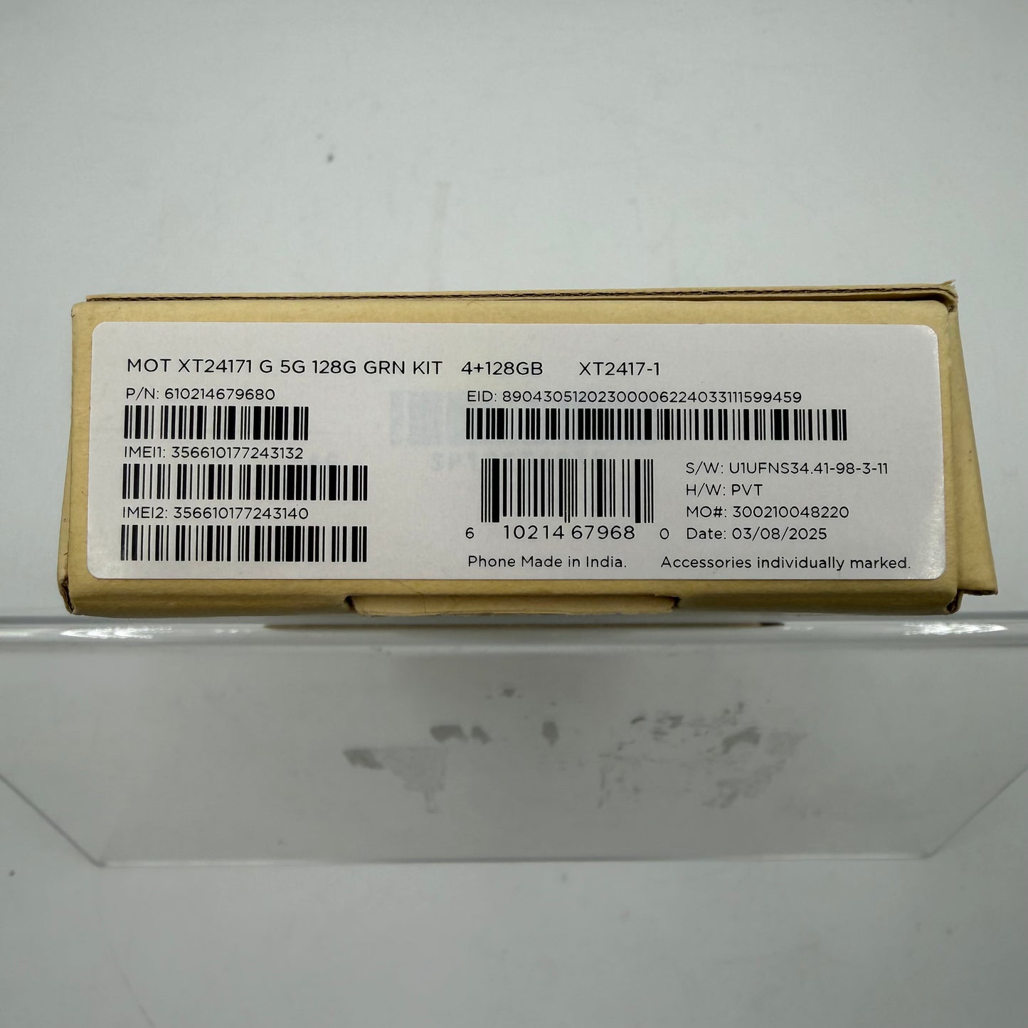 T-Mobile Motorola Moto G 5G 128GB 14 Green Gray X24171