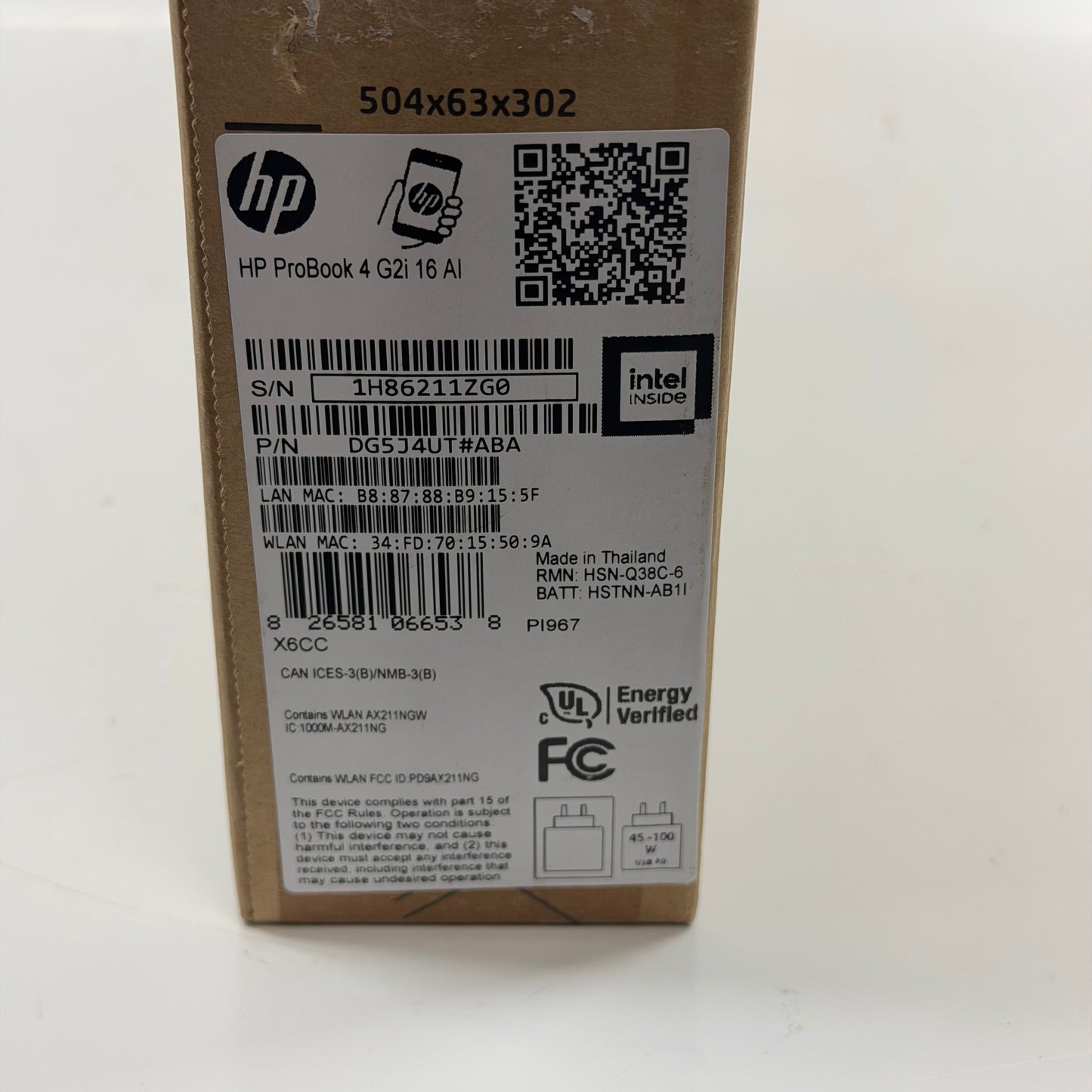 New HP ProBook 4 G2I 16 AI 16" Core Ultra 5 325 2.10GHz 16GB RAM 512GB SSD