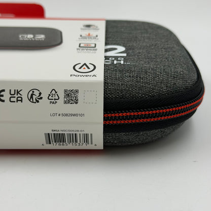 PowerA Switch 2 Slim Gray Travel Case For Switch
