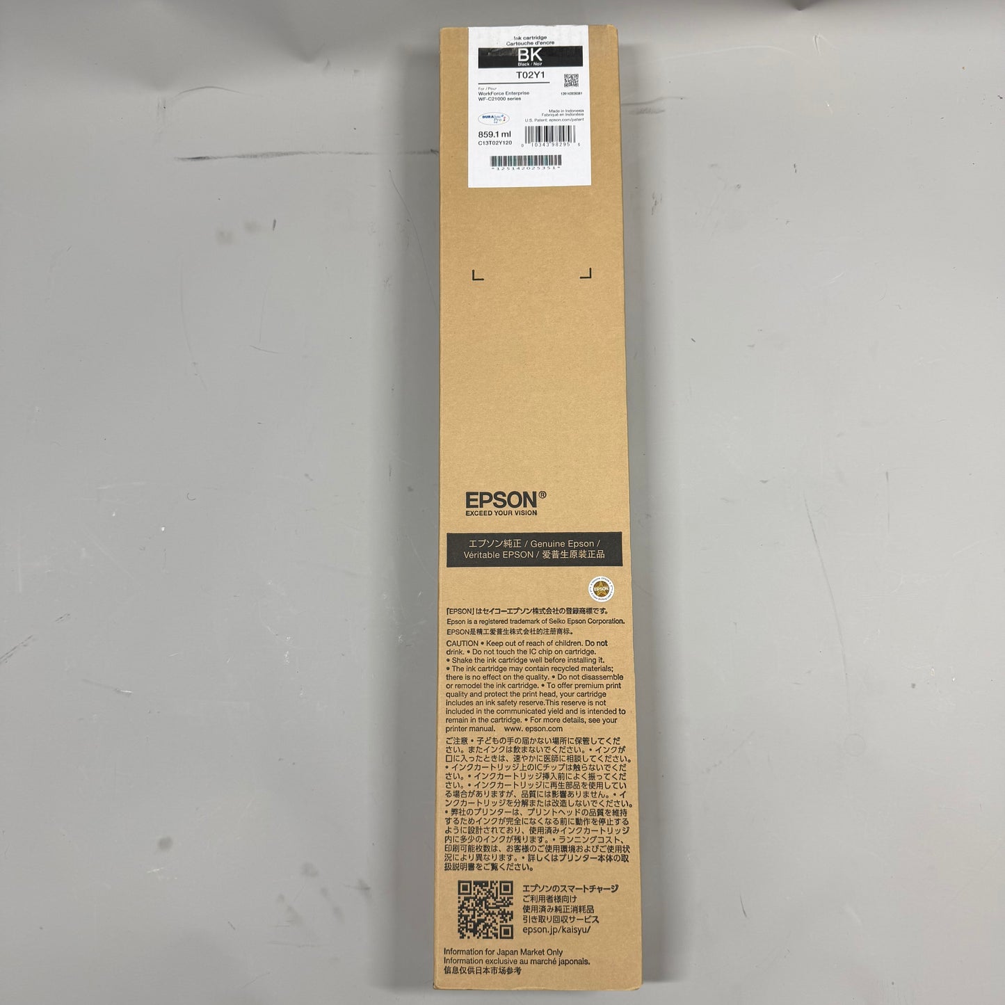 New Epson WF-C21000 Series Ink Cartridge T02Y1