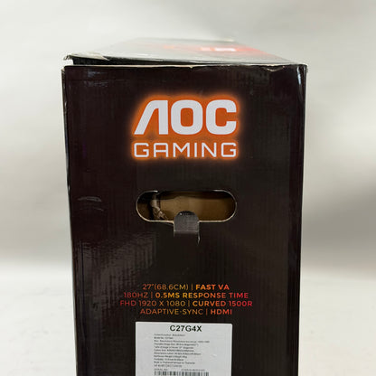 AOC 27" C27G4X FHD LCD VA Curved Gaming Monitor