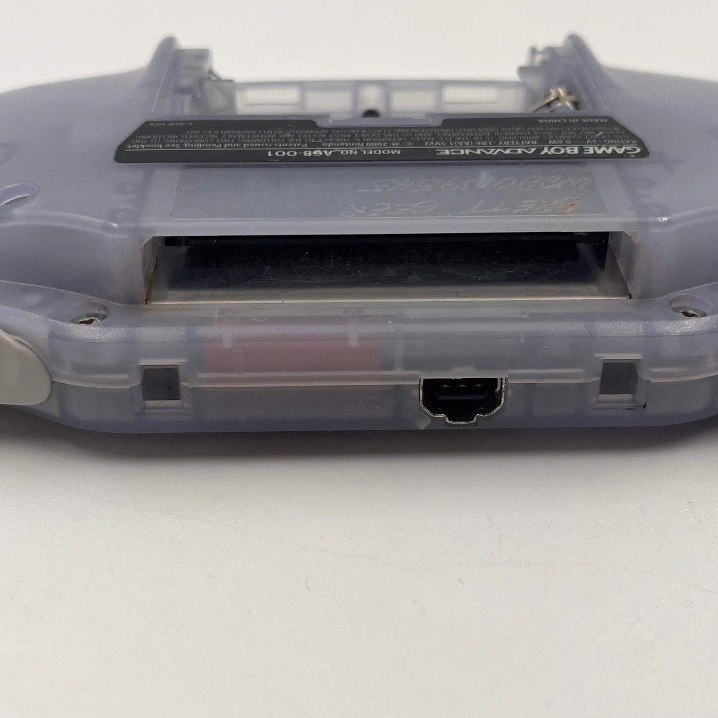 Nintendo Game Boy Advance Handheld Game Console AGB-001 Clear