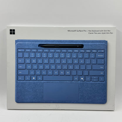 New Sealed Microsoft Surface Pro Flex Keyboard Blue M1297249