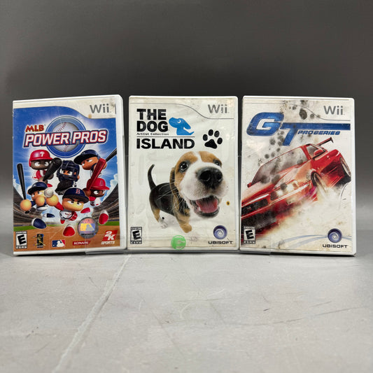 Lot of 3 Nintendo Wii Games