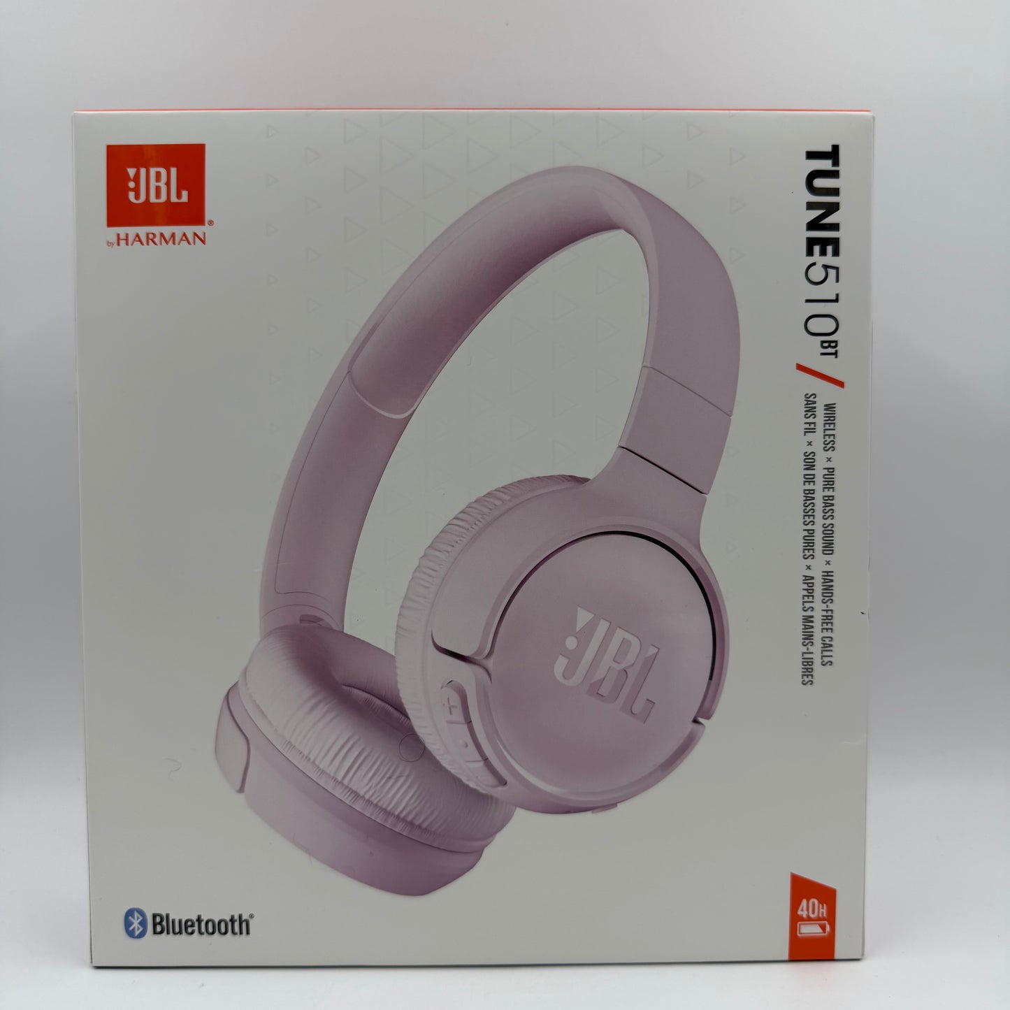New JBL Tune 510 BT Wireless Over-Ear Bluetooth Headphones Black JBLT510BTR0SAM