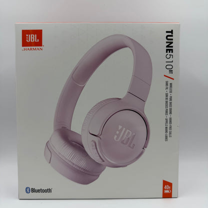 New JBL Tune 510 BT Wireless Over-Ear Bluetooth Headphones Black JBLT510BTR0SAM