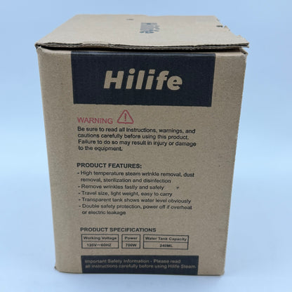 New HiLife HL7 Portable Garment Steamer