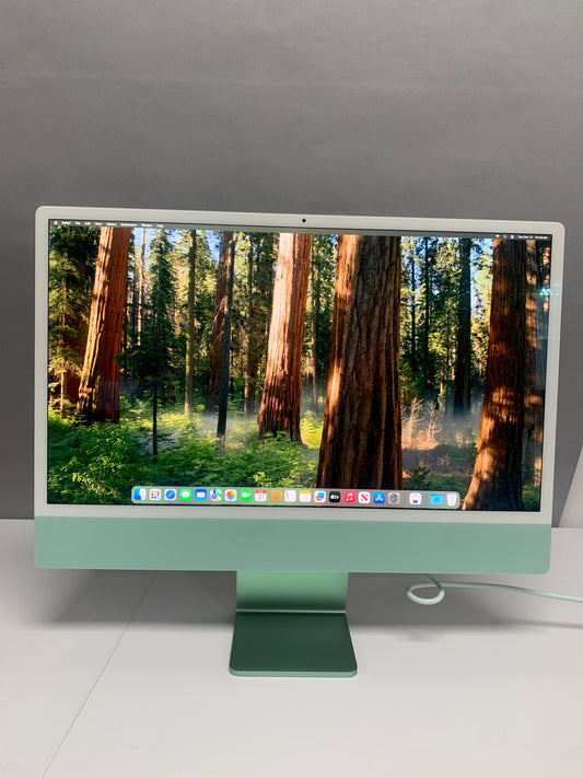 2021 Apple iMac 24" M1 3.2GHz 8GB RAM 512GB SSD Green A2438