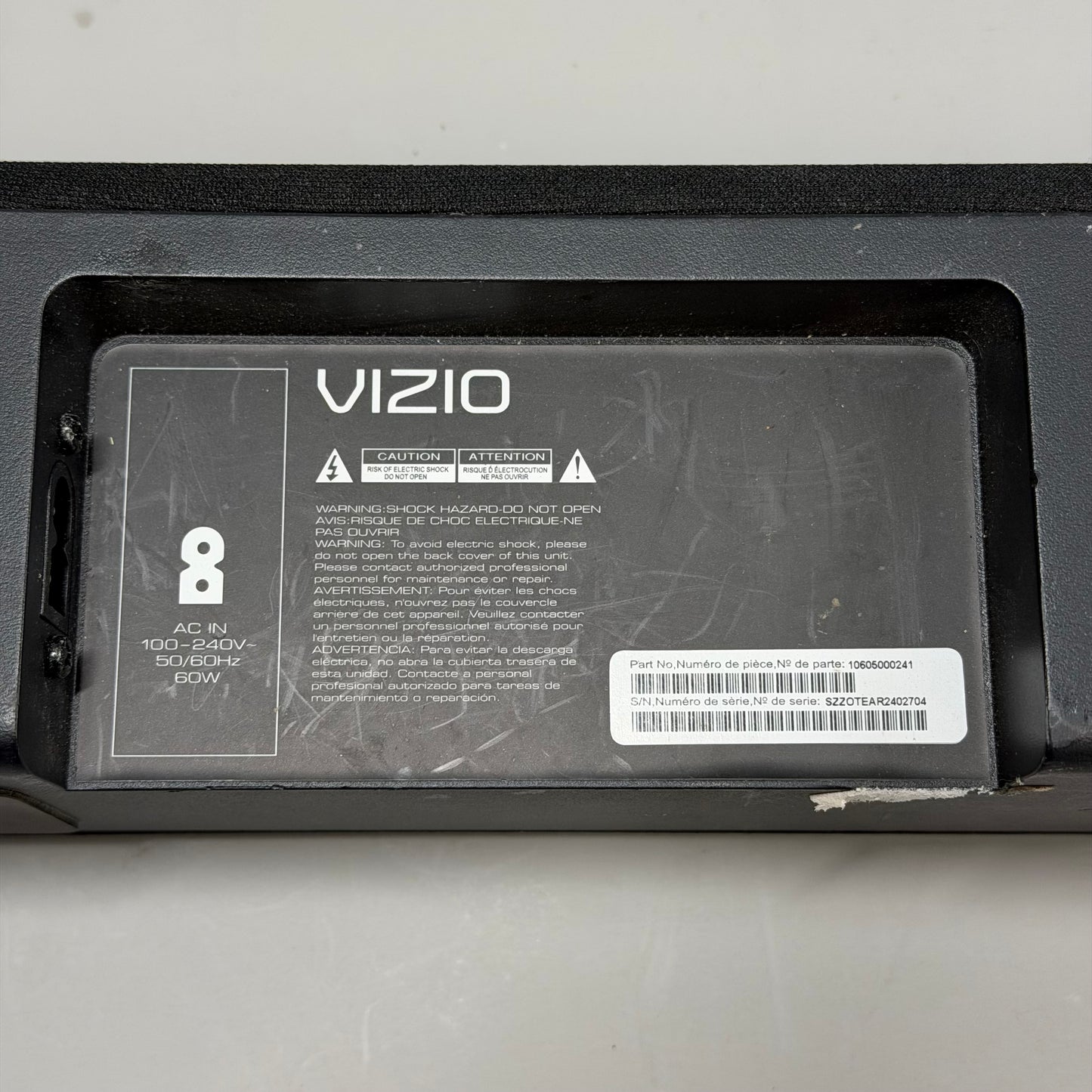 VIZIO SB3831 Wireless Soundbar System Black 10606000241