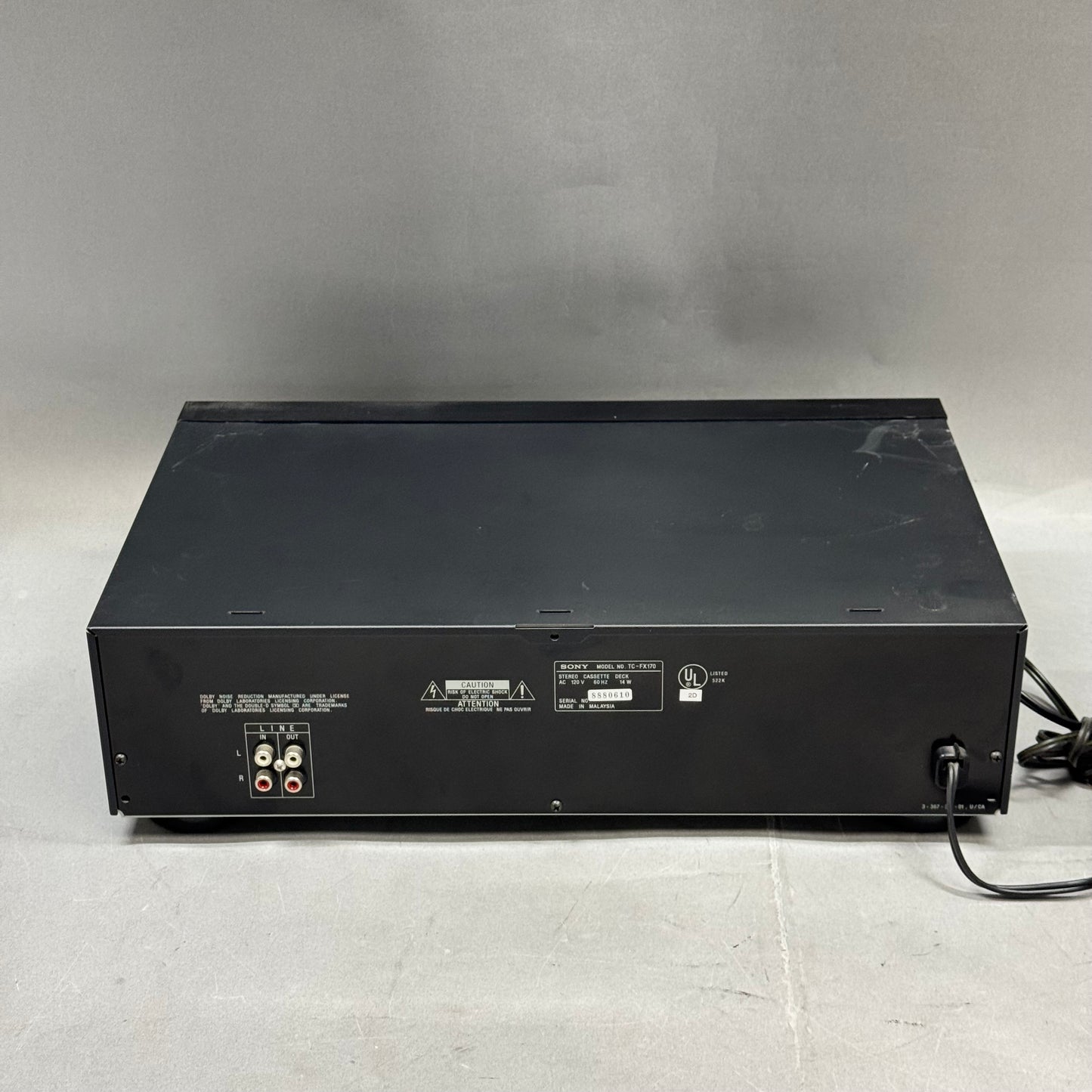 Sony TC-FX170 Cassette Deck Recorder