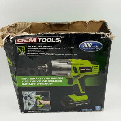 OEM Tools 24670 20V 1/2" Cordless Impact Wrench