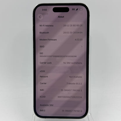 Unlocked Apple iPhone 14 Pro 128GB (Deep Purple)