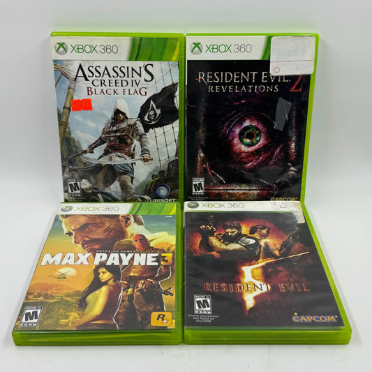 Lot of 4 Microsoft Xbox 360 Games