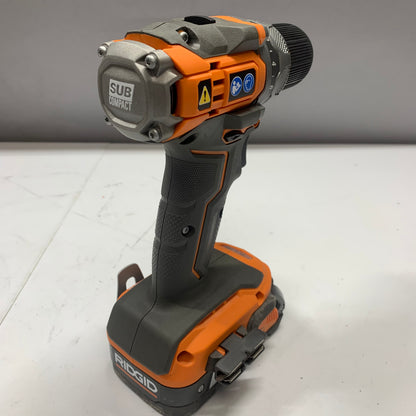 Ridgid r8723 18V 1/4 Inch Hex Cordless Impact Driver and Ridgid R8701 Sub Compact Brushless Drill