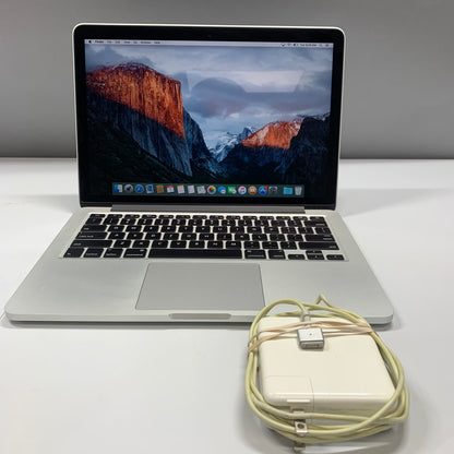 2015 Apple Macbook Pro 13" Core i5 2.7GHz 8GB RAM 128GB SSD Silver A1502