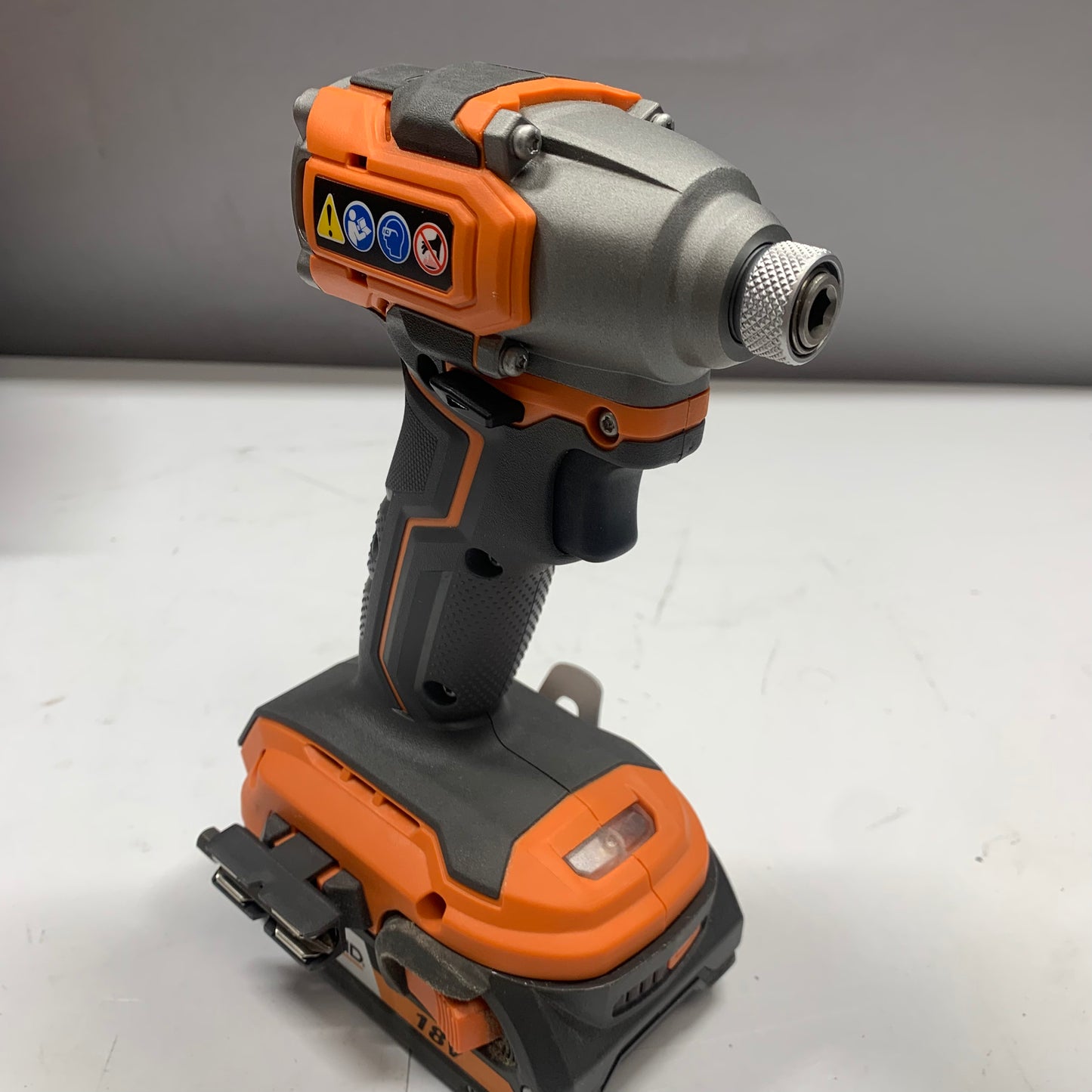 Ridgid r8723 18V 1/4 Inch Hex Cordless Impact Driver and Ridgid R8701 Sub Compact Brushless Drill