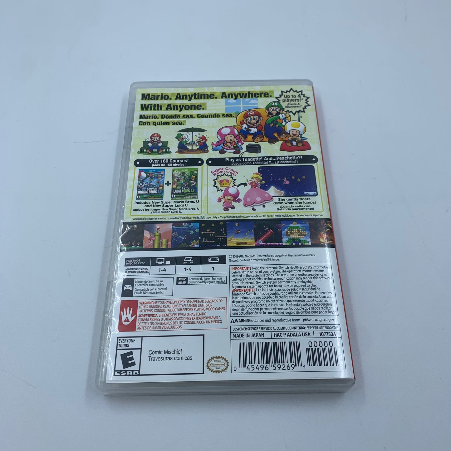 New Super Mario Bros U Deluxe  (Nintendo Switch,  2019)