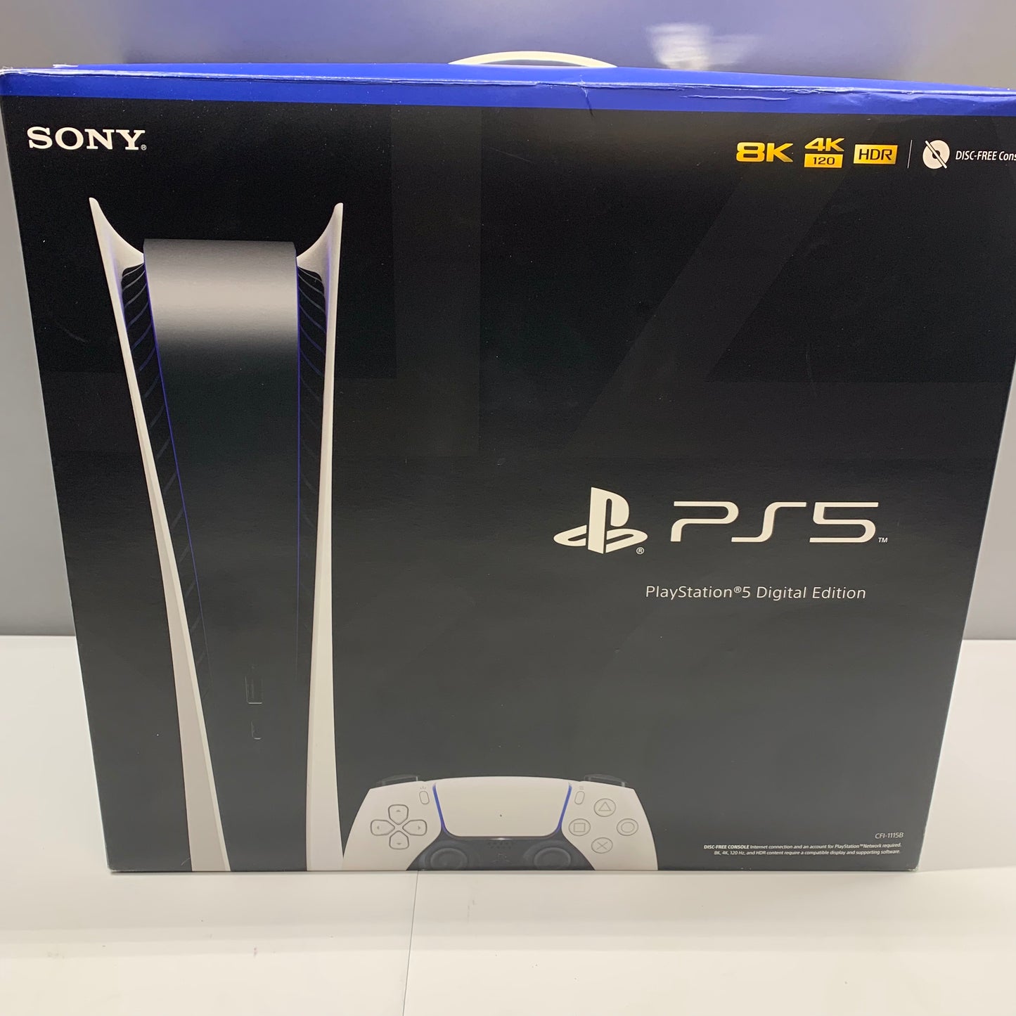 Sony PlayStation 5 Digital Edition PS5 1TB White Console Gaming System CFI-1115B