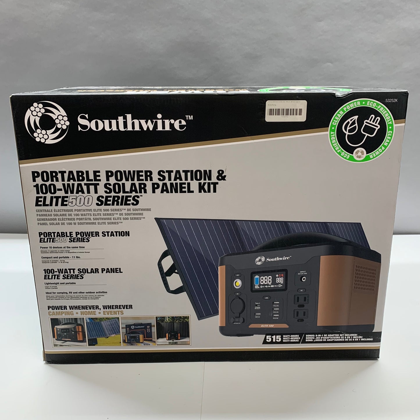 New Southwire Portable Power Station Elite 500 Series Portable Generator 53252K