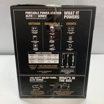 New Southwire Portable Power Station Elite 500 Series Portable Generator 53252K