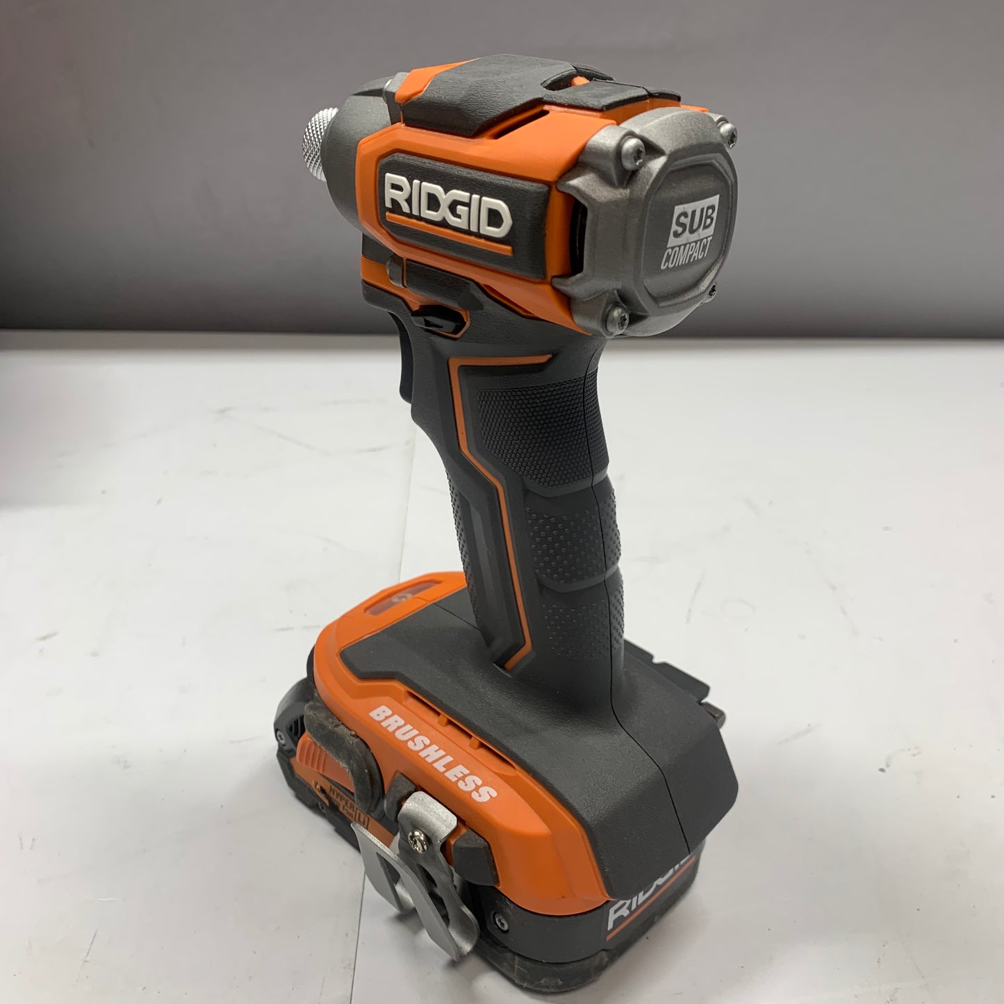 Ridgid r8723 18V 1/4 Inch Hex Cordless Impact Driver and Ridgid R8701 Sub Compact Brushless Drill