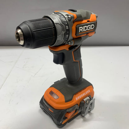 Ridgid r8723 18V 1/4 Inch Hex Cordless Impact Driver and Ridgid R8701 Sub Compact Brushless Drill